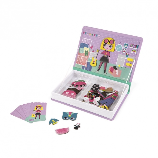 Janod Magnetibook Dress Up - Girls