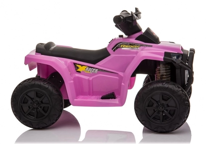 Pink Electric Ride-On Quad Bike