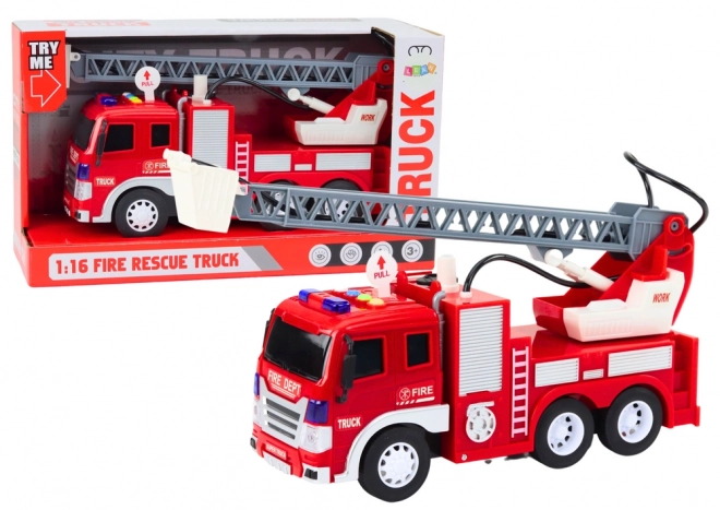 Fire Truck with Telescope 1:16