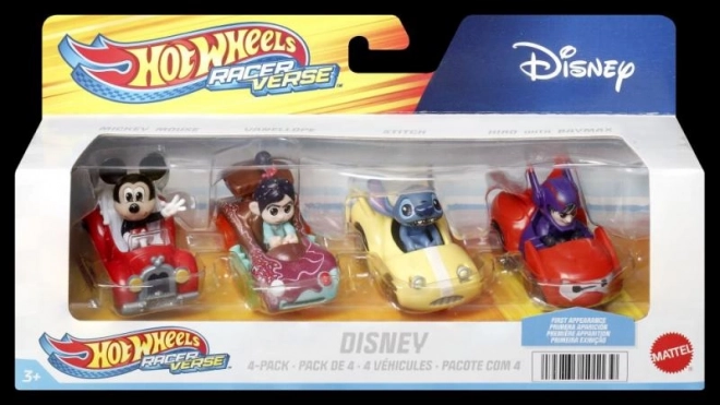 Hot Wheels Racerverse 4-Car Set