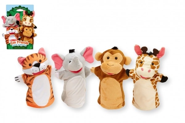 Safari Zoo Hand Puppets Set