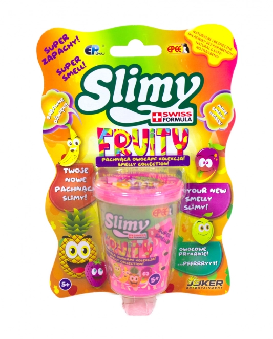 Fruit-Colored Slime in Plastic Box