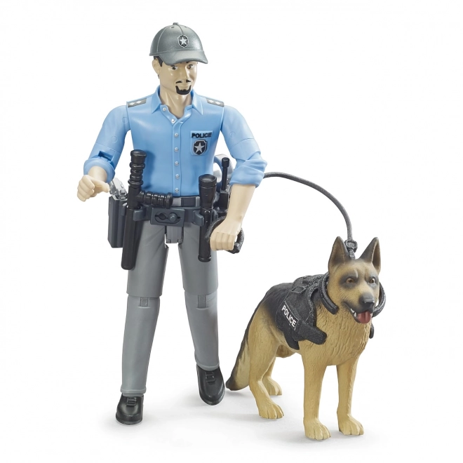 Bruder Policeman with Dog