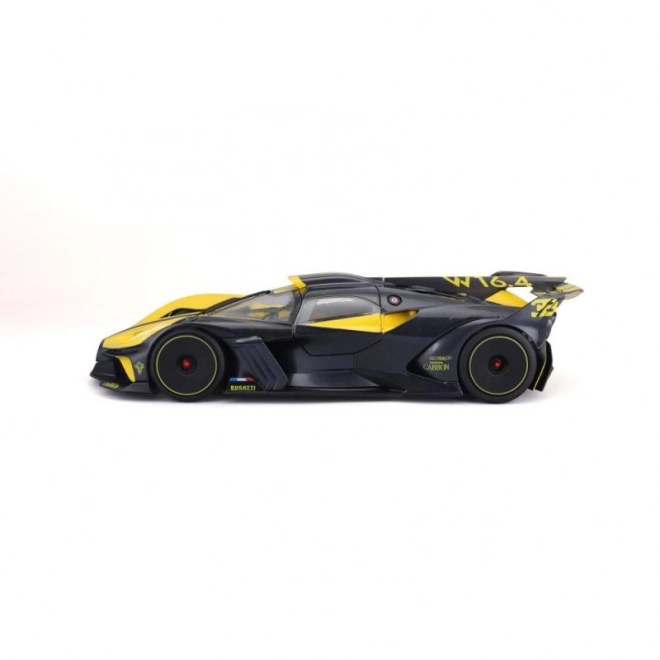 Bburago Bugatti Bolide Yellow/Black Model Car