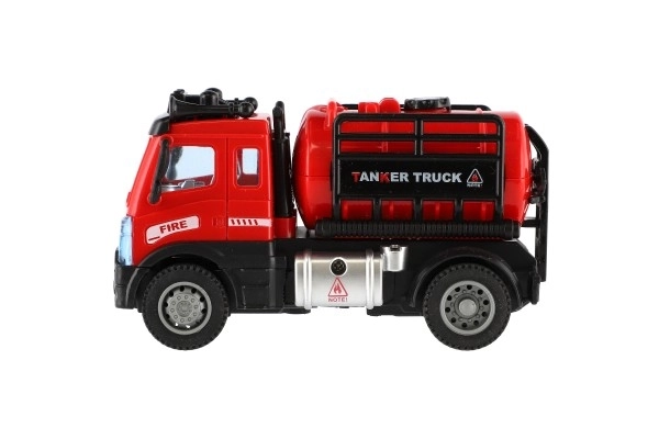 Fire Truck with Tank Back Pull Action