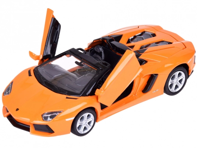 Interactive Lamborghini Aventador Roadster Model Car 1:32