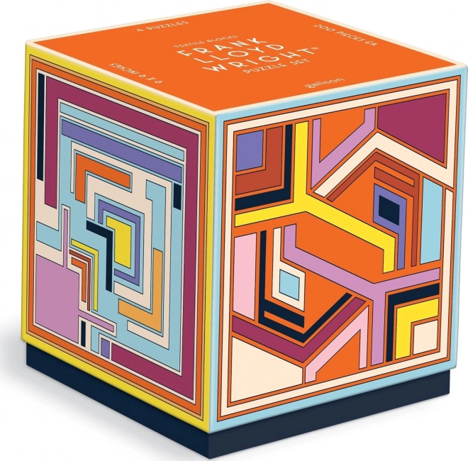 GALISON Square Puzzle Frank Lloyd Wright: Textile Blocks 4x200 pieces