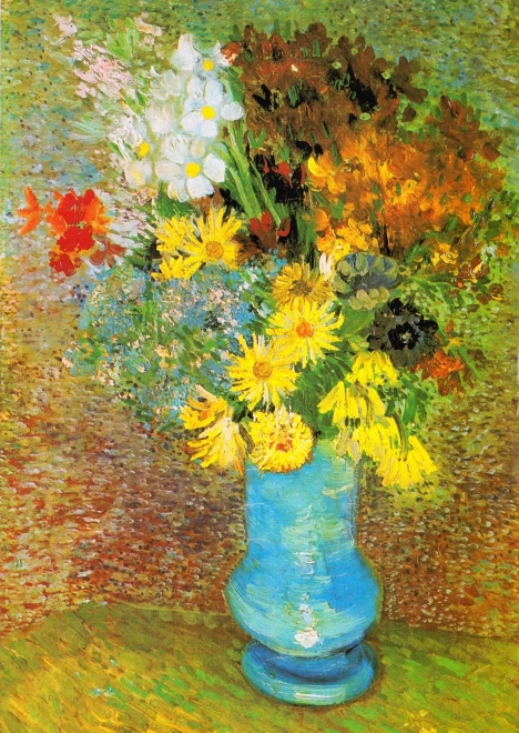 Enjoy Puzzle Van Gogh Vase with Daisies and Anemones 1000 Pieces