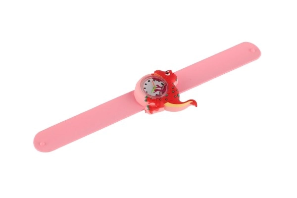 Children's self-winding dinosaur silicone watch