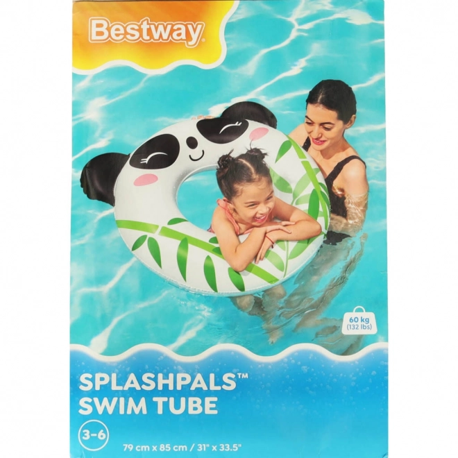 Inflatable Swimming Ring Panda Design for Kids