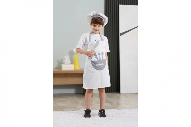 Kids Chef Apron and Hat Set