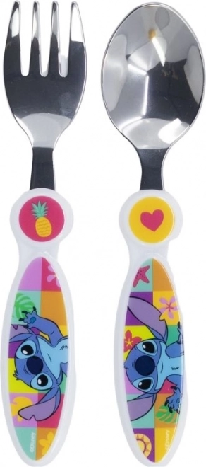 Children's Cutlery Set with Stitch