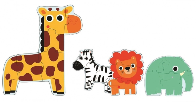 Djeco Jungle Animal Puzzle Set