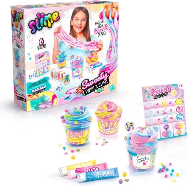 Kit So Slime per Creare Melme Marmorizzate Sweety Twist