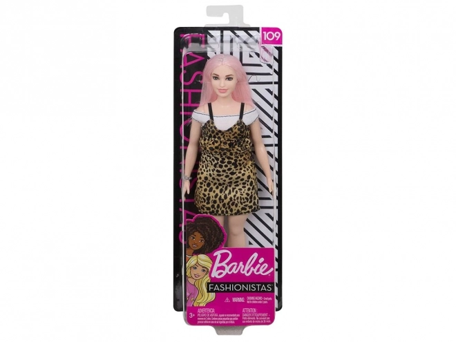 Barbie Fashionistas Doll with Leopard Print Dress