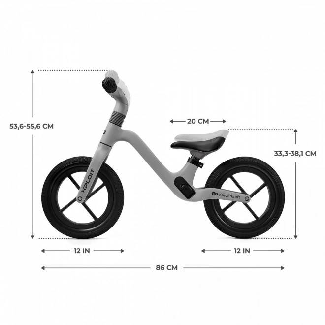 Balance Bike XPLOIT Moonstone Silver