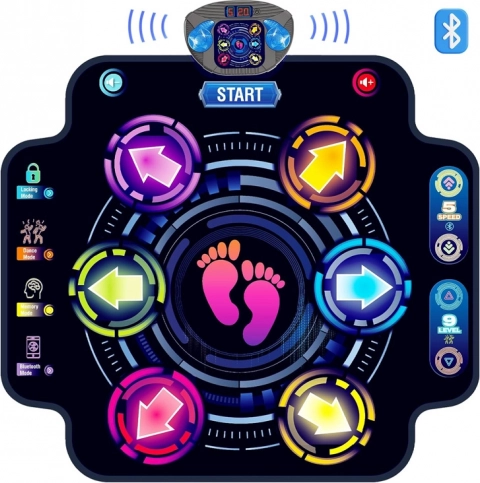 Musical Dance Mat for Children with Bluetooth