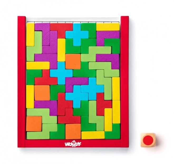 Wooden Tetris Puzzle