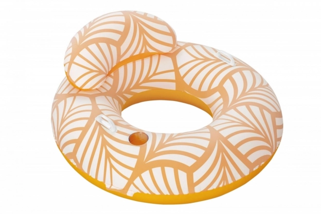 Swim Floating Ring with Backrest Orange