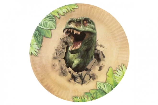 Paper plates with Dinosaur design