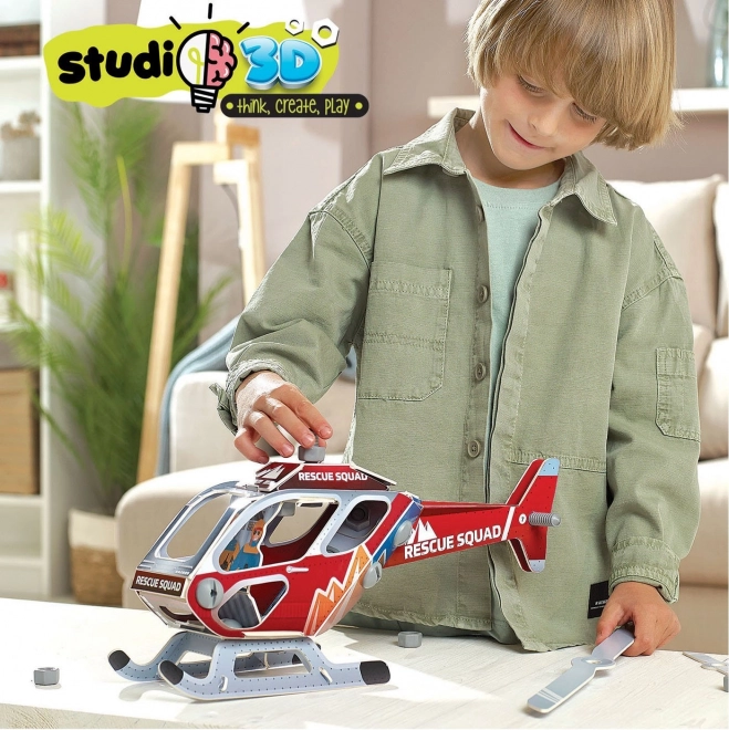 Educa Studio 3D Rescue Helicopter Model