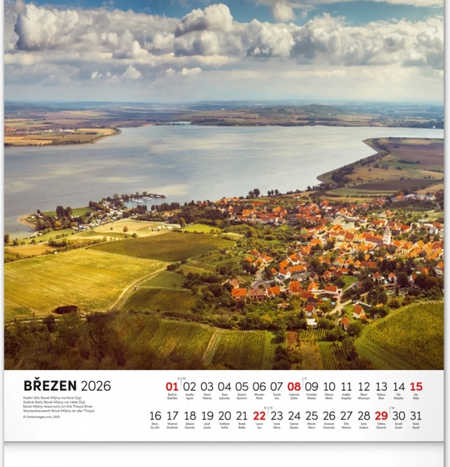 Calendario da parete Regno delle Acque 2026