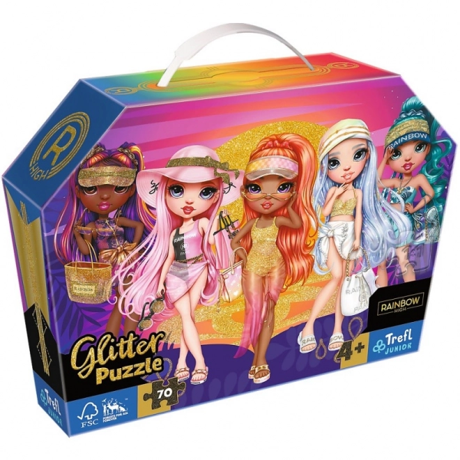 Rainbow High Glitter Doll Puzzle Set