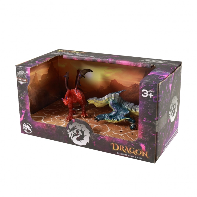 Dragon Figurines Toy Set