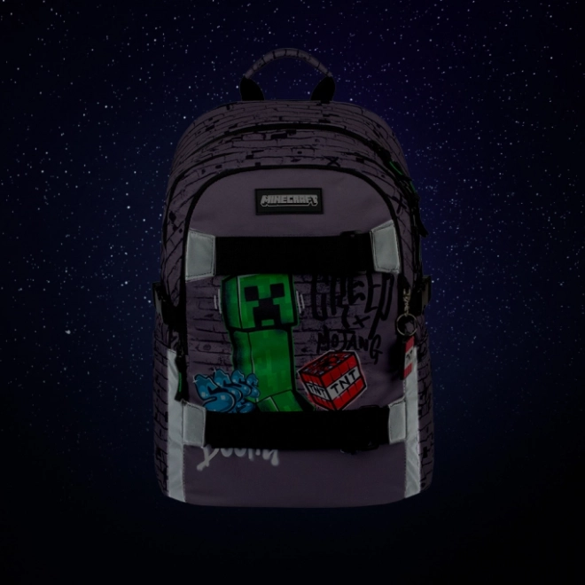 Set 3 Skate Baagl Minecraft TNT: Zaino, Astuccio, Sacchetto