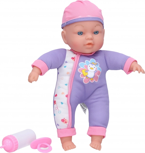 Baby Doll with Sounds 31 cm with Soft Body and Accessories
