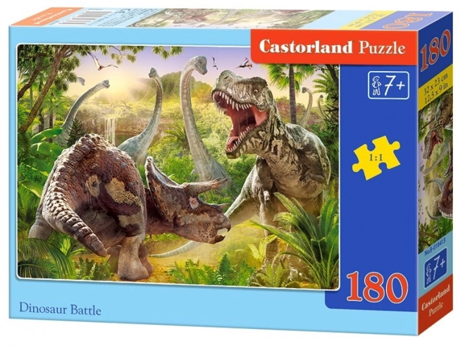 Dinosaur Battle Puzzle for Kids