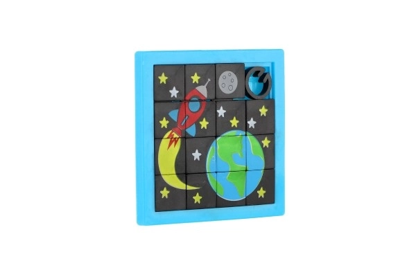 Space Puzzle Sliding Game for Kids