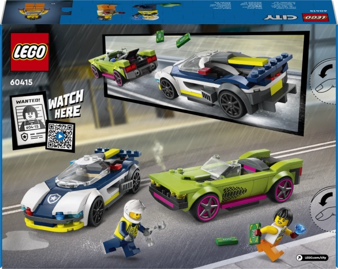 lego city police chase with muscle car