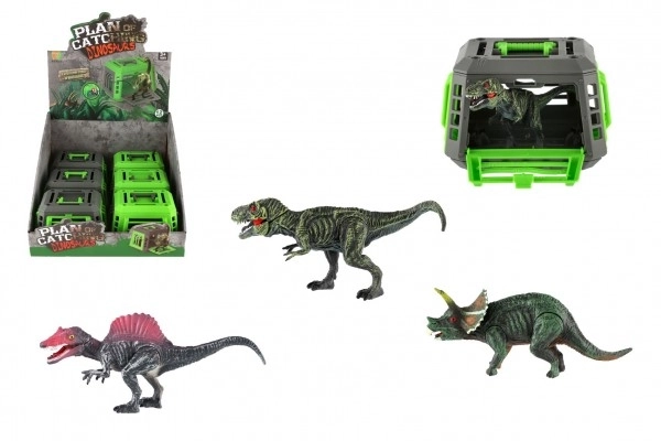 Dinosaur in Portable Cage Toy Set