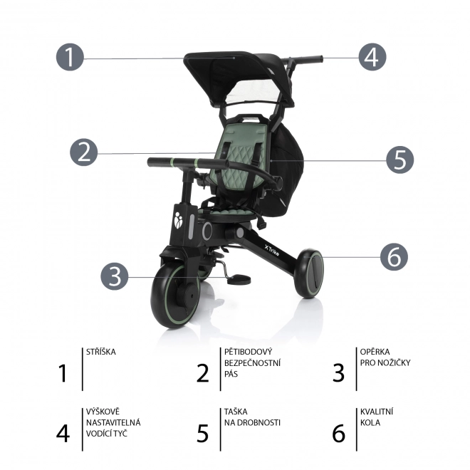 X Trike Multifunctional Tricycle