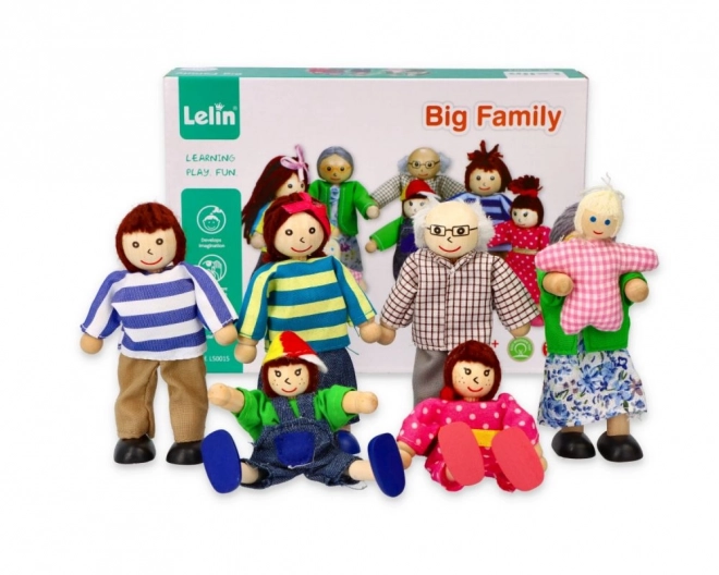 Dollhouse Family Dolls Set