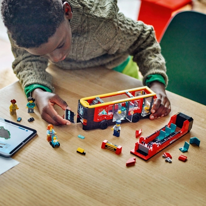 Red Double-decker Bus Building Set