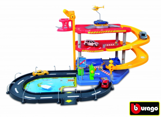 Three Level Parking Garage Playset by Bburago