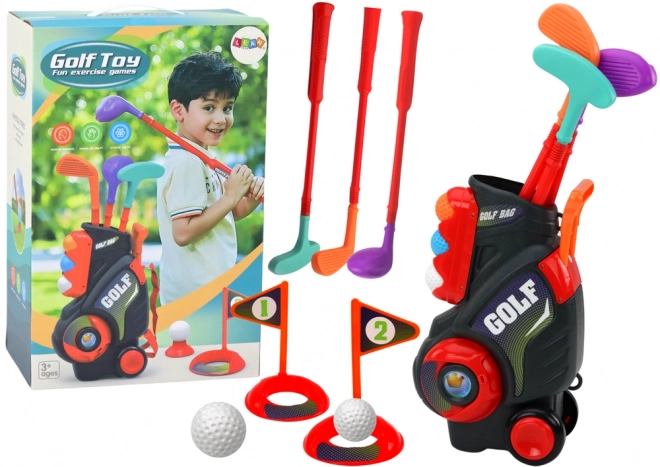 Mini Golf Set for Kids with Cart