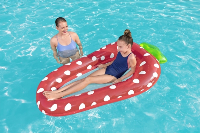 Bestway Children Strawberry Air Mattress with Mesh Bottom