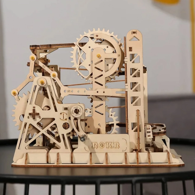 Robotime Rokr 3D Wooden Puzzle Marble Run Climber