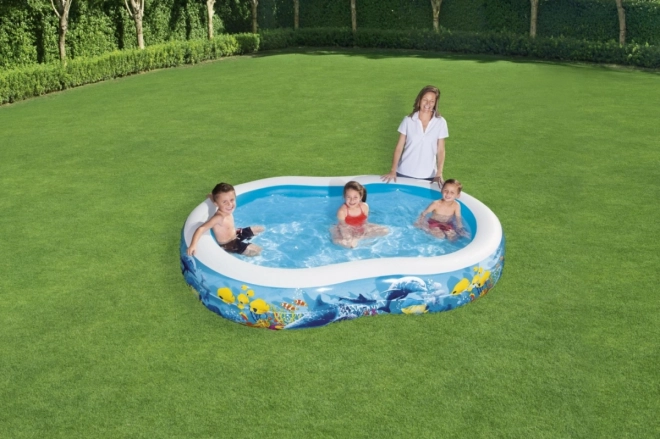 Inflatable Ocean Depths Pool for Kids