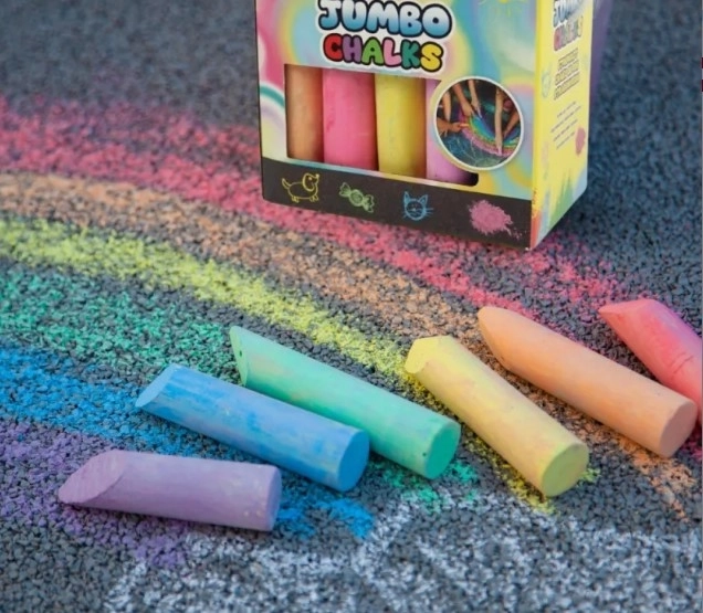 Jumbo Sidewalk Chalk Set