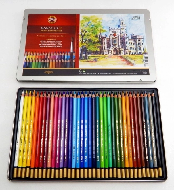 Koh-I-Noor Watercolor Pencils Set - 36 Count