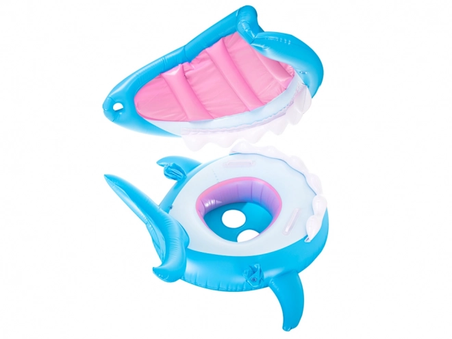 Shark Floatie with Sun Canopy for Babies