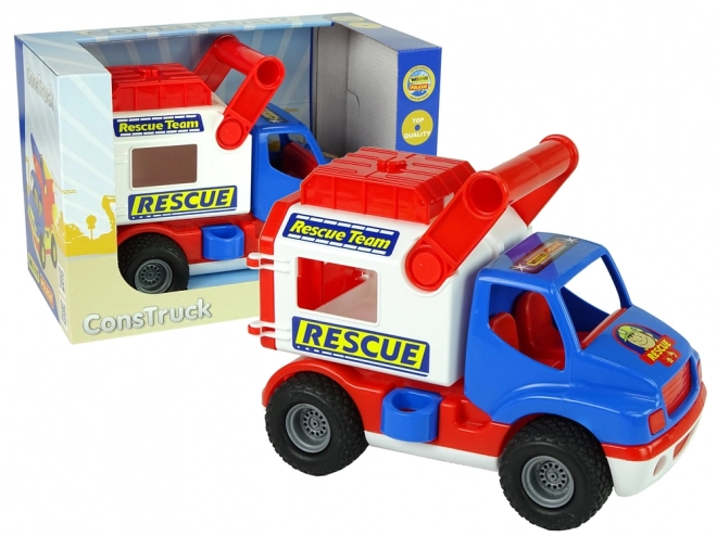 Rescue Car Blue White