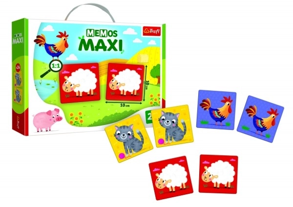 Trefl Farm Animals Memory Game