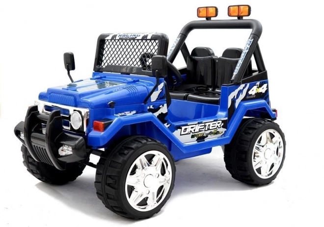 Battery Operated Blue Ride-On Car