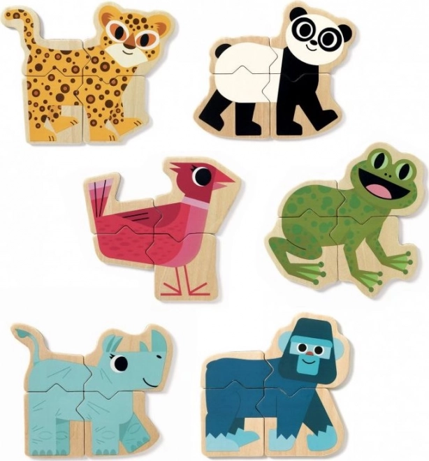 Djeco Magnetic Jigsaw Mixed Animals