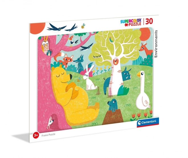 Keménykarton puzzle 30 darabos clementoni